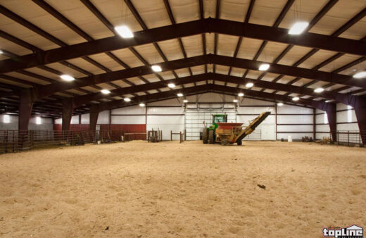 Topline Steel Buildings for Steel Riding Arena