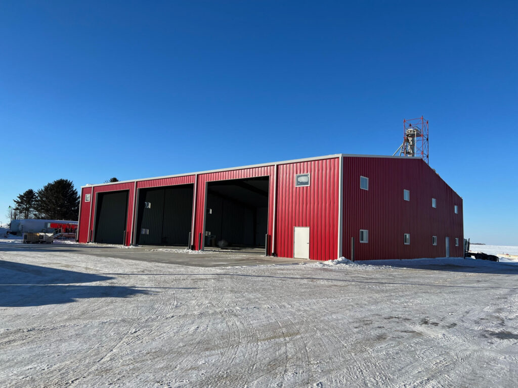 metal barn in iowa