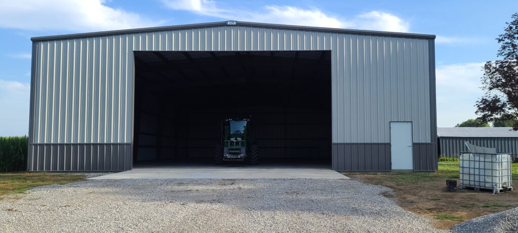 60'x120' Missouri Agricultural Metal Building from Topline Steel buildings