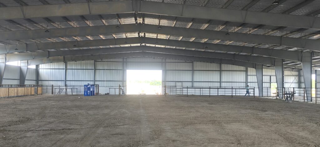 Metal Cattle Barn