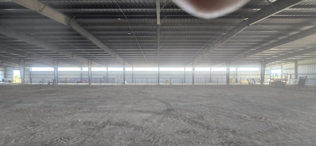 Metal Cattle Barn