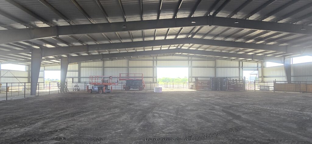 Metal Cattle Barn