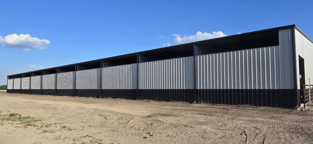 Metal Cattle Barn
