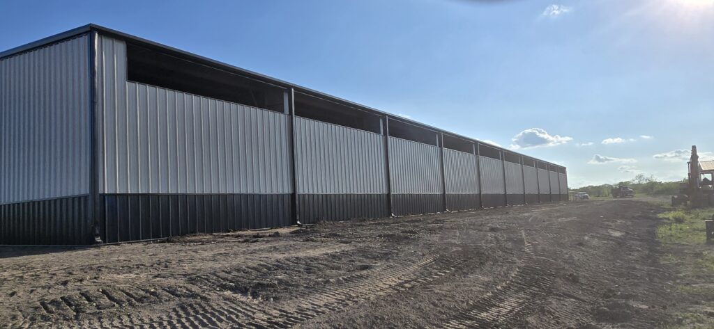Metal Cattle Barn