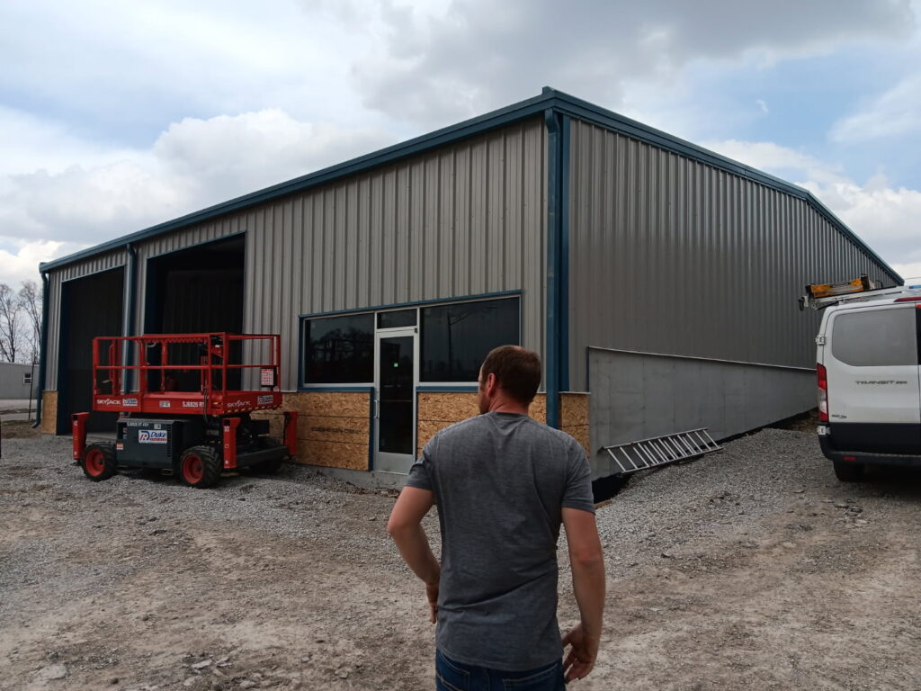 60'x60' commercial steel building