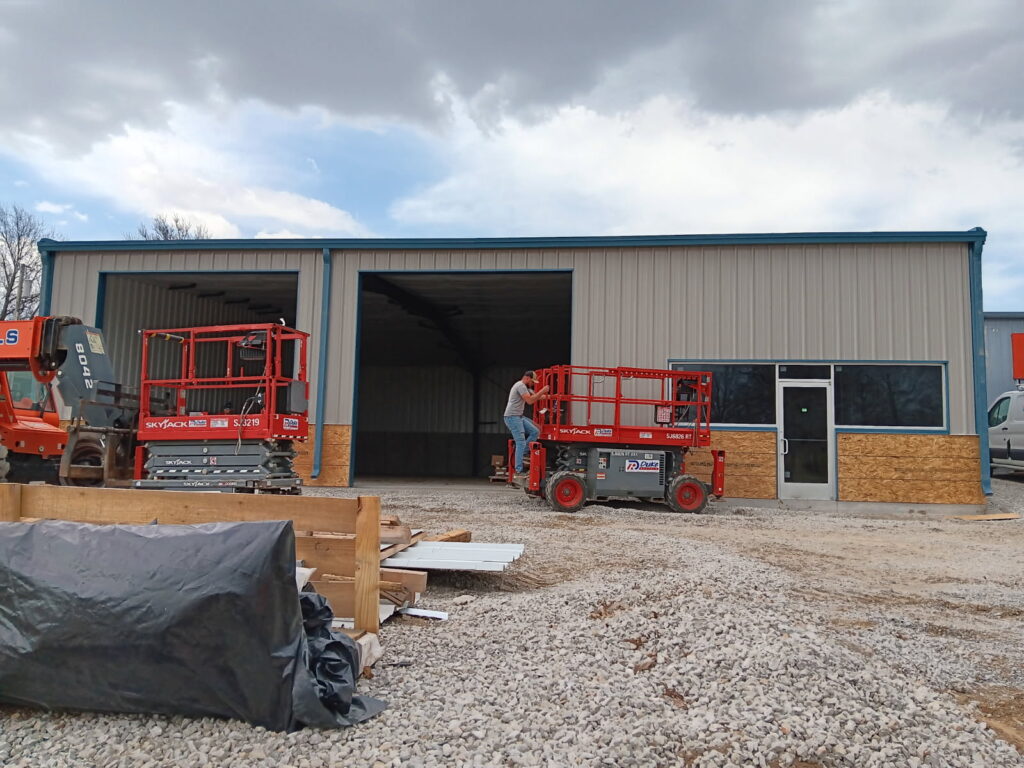 60'x60' commercial steel building