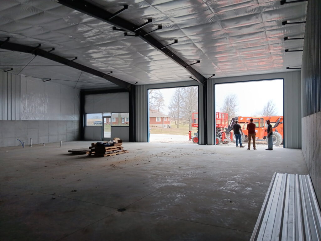 60'x60' commercial steel building