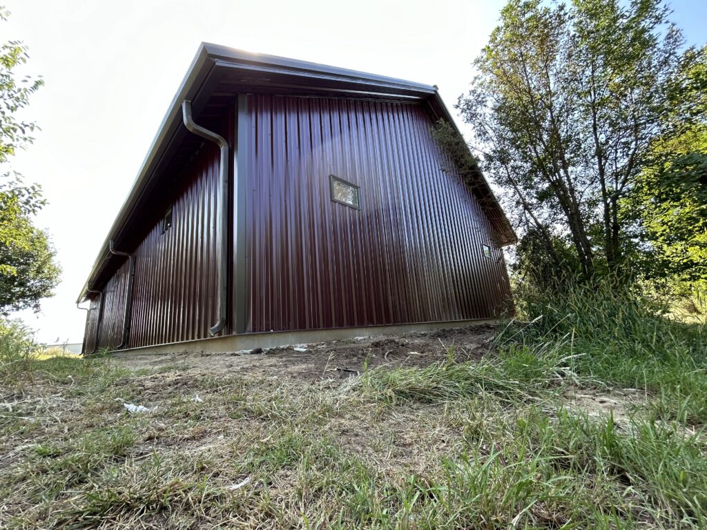 45'x80' Red Wine Steel Building