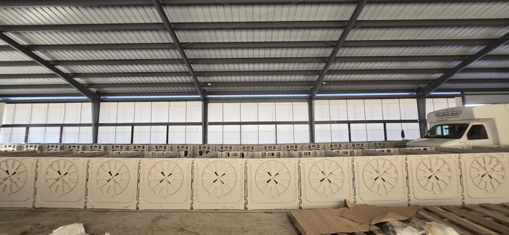 60'x130' livestock metal building